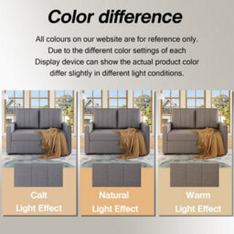 Matteo Dark Grey Multifunctional Folding Sofa Bed - 127Cm - thumbnail 7