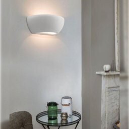 Long Life Lamps Company Modern Unique Style White Ceramic Indoor Contemporary Wall Light Lamp M0043 - thumbnail 8