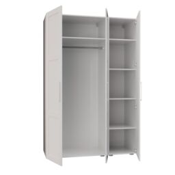 Atomia Modern Matt Pocelain Tall Triple Wardrobe (H)2247mm (W)1000mm (D)580mm - thumbnail 4