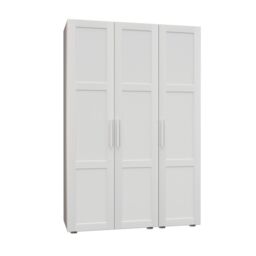 Atomia Modern Matt Pocelain Tall Triple Wardrobe (H)2247mm (W)1000mm (D)580mm - thumbnail 3