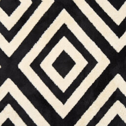 Ohs Contrast Tufted Geo Rug Soft Non Slip Floor Carpet Area Mat, Black/white - 160 X 230Cm - thumbnail 6