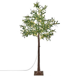 Beliani Outdoor Decoration Led Celioni Tree 180 Cm Green - thumbnail 6