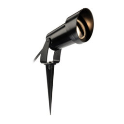 Luminosa Lighting Luminosa Rowan Resin Wall & Spike Spot Black Ip65