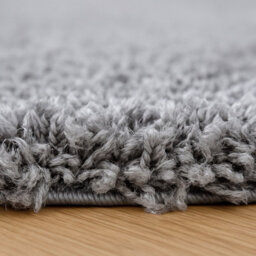 Uetian Silver Shaggy Rug 60X110 Cm Thick 5Cm Pile Soft Rug For Doorway Bedside And Nursery - thumbnail 3