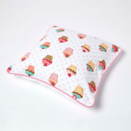 Homescapes Cotton Cup Cakes Cushion Cover, 45 X 45 Cm - thumbnail 4