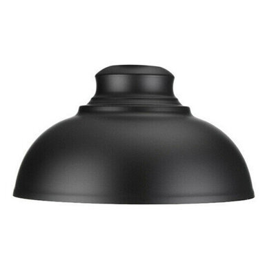 Industrial Black Metal Pendant Lamp Shade 29Cm Ceiling Light For Living Room & Kitchen - image 1