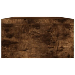 Vidaxl Monitor Stand Smoked Oak 100X24X13 Cm Engineered Wood - thumbnail 5