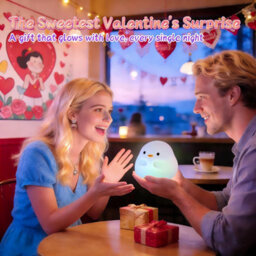 Amorly Duck Night Light, Color Changing Mode & 50-Hour Battery, Squishy Silicone Lamp For Kids Room, Usb Rechargeable With Timer - thumbnail 5