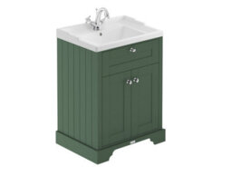 Old London Floor Standing Vanity Unit With Ceramic Basin, Traditional Bathroom Vanity Unit With Soft Close Doors - thumbnail 5