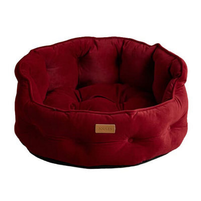 Joules Chesterfield Burgundy Large Dog Bed - image 1