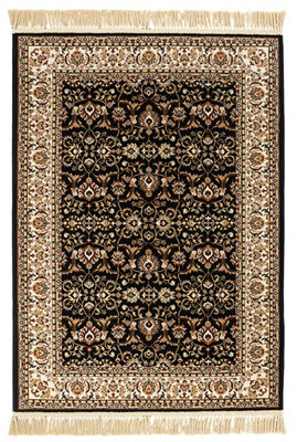 Colours Helina Beige & Black Persian Large Rug, (L)230Cm X (W)160Cm