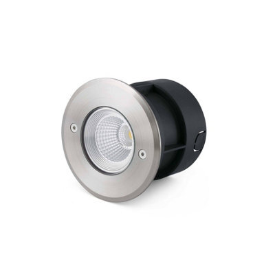 Luminosa Lighting Luminosa Suria Led Outdoor Recessed Spotlight Wide Beam Angle Matt Nickel Ip67 - image 1