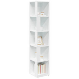 Vidaxl Corner Cabinet White 33X33X164.5 Cm Engineered Wood - thumbnail 4