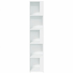 Vidaxl Corner Cabinet White 33X33X164.5 Cm Engineered Wood - thumbnail 6