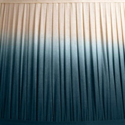 Pacific Lifestyle 40Cm Blue Ombre Soft Pleated Tapered Lampshade - thumbnail 3