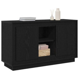 Walplus Sideboard Black Oak 102 X 35 X 60 Cm Engineered Wood - thumbnail 3