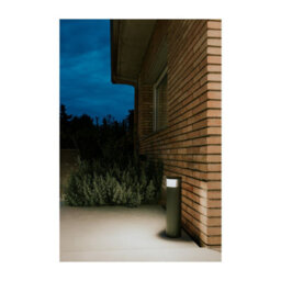 Luminosa Lighting Luminosa Dan Outdoor Bollard 45Cm Urban Grey Led 11.2W Cct 3000-4000K Ip66 On-Off - thumbnail 2