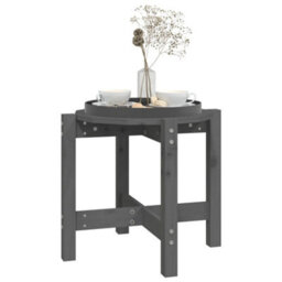 Walplus Coffee Table Grey  52.5X45 Cm Solid Wood Pine - thumbnail 4