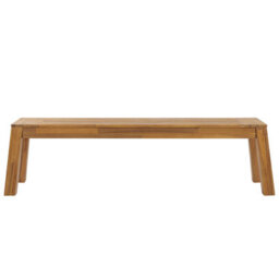 Beliani Garden Bench Livorno 169 Cm Acacia Wood Brown - thumbnail 4