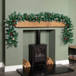 9Ft Christmas Garland With Pinecone Led Lights - thumbnail 5