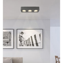 Luminosa Lighting Luminosa Hangarau Ceiling Spotlight Bar Grey Dark Led 3000K - thumbnail 6