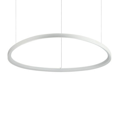 Ideal Lux Luminosa Gemini Integrated Led Pendant Ceiling Light White 9100Lm 4000K - image 1