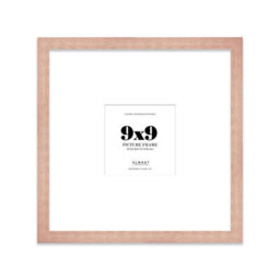 "9X9"" Bronze Picture Frame - 9X9"" Square Frame With 6X6"" Mount For 9X9""/6X6"" Pictures Art Deco Style Room Decor, 1 Pack"