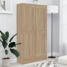 Vidaxl Book Cabinet Sonoma Oak 82.5X30.5X150 Cm Engineered Wood - thumbnail 1