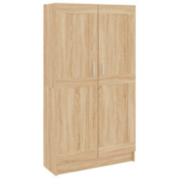 Vidaxl Book Cabinet Sonoma Oak 82.5X30.5X150 Cm Engineered Wood - thumbnail 2
