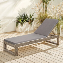 Living And Home Lounge Benches Patios Outdoor Sun Lounge Cushion Seat Pads 183Cm W X 54Cm D - thumbnail 4