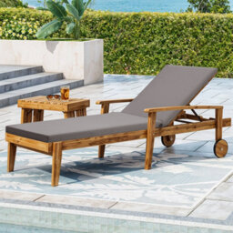 Living And Home Lounge Benches Patios Outdoor Sun Lounge Cushion Seat Pads 183Cm W X 54Cm D - thumbnail 3