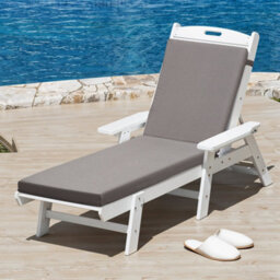 Living And Home Lounge Benches Patios Outdoor Sun Lounge Cushion Seat Pads 183Cm W X 54Cm D - thumbnail 1
