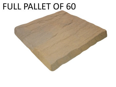 Chalice Paving 450 X 450 X 32 Honey Brown - Full Pallet Of 60 - Bowland Stone - image 1