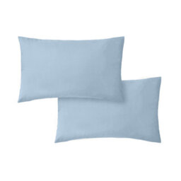 Bianca Fine Linens Pillowcases 200 Tc Cotton Percale Standard 50X75Cm Pack Of 2 Pillow Cases With Envelope Closure Blue - thumbnail 5