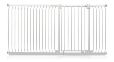 Safetots Extra Tall Elite Safety Gate, 198Cm - 207Cm, Matt White, Extra Tall 96.8Cm In Height, Pressure Fit Stair Gate - image 1