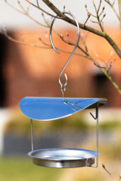 Home 2 Garden Stainless Steel Modern Wave Birdfeeder - thumbnail 2