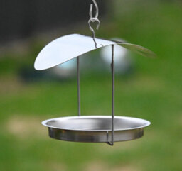 Home 2 Garden Stainless Steel Modern Wave Birdfeeder - thumbnail 3