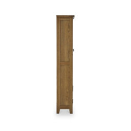 Broadway Oak Rustic Display Cabinet  - Fully Assembled By Roseland Furniture - thumbnail 8