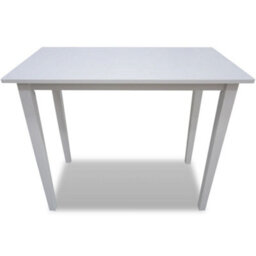Vidaxl Wooden Bar Table White 110X60X90.8 Cm - thumbnail 2