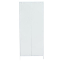 Orsina Two Door White Wardrobe, Customized Organation By Adjustable Shelf Wardrobe, Stylish Wardrobe With Drawers - thumbnail 6