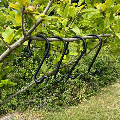 Selections Steel S-Hooks For Bird Feeders, Storage And Hanging Baskets (Set Of 4) - image 1