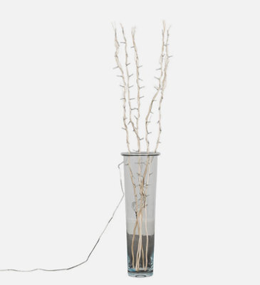 Decorative Fairy Lights Flower Design Twig Branch Home Modern Lighting Art