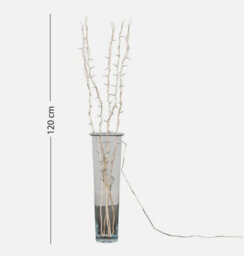 Decorative Fairy Lights Flower Design Twig Branch Home Modern Lighting Art - thumbnail 4