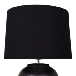 Pagazzi Lighting Pagazzi Belen Ceramic Black Table Lamp - thumbnail 5