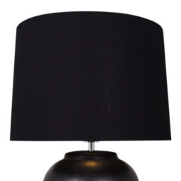 Pagazzi Lighting Pagazzi Belen Ceramic Black Table Lamp - thumbnail 6