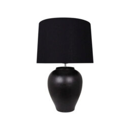 Pagazzi Lighting Pagazzi Belen Ceramic Black Table Lamp - thumbnail 3
