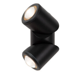 Lucide Erin Wall Spotlight, Wall Light Outdoor - Led 2700K Ip65 - Black - thumbnail 6
