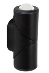 Lucide Erin Wall Spotlight, Wall Light Outdoor - Led 2700K Ip65 - Black - thumbnail 2