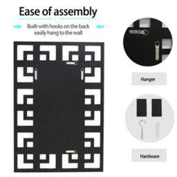 Artloge 100X70Cm Decorative Irregular Wall Mirror Grecian Venetian Mirror Entryway Dining - thumbnail 3