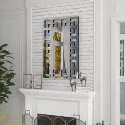Artloge 100X70Cm Decorative Irregular Wall Mirror Grecian Venetian Mirror Entryway Dining - thumbnail 4